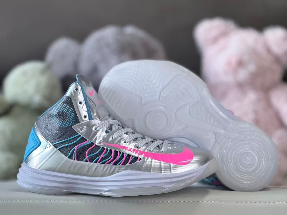 Nike HD2012 Kids High-Top Sneakers Silver