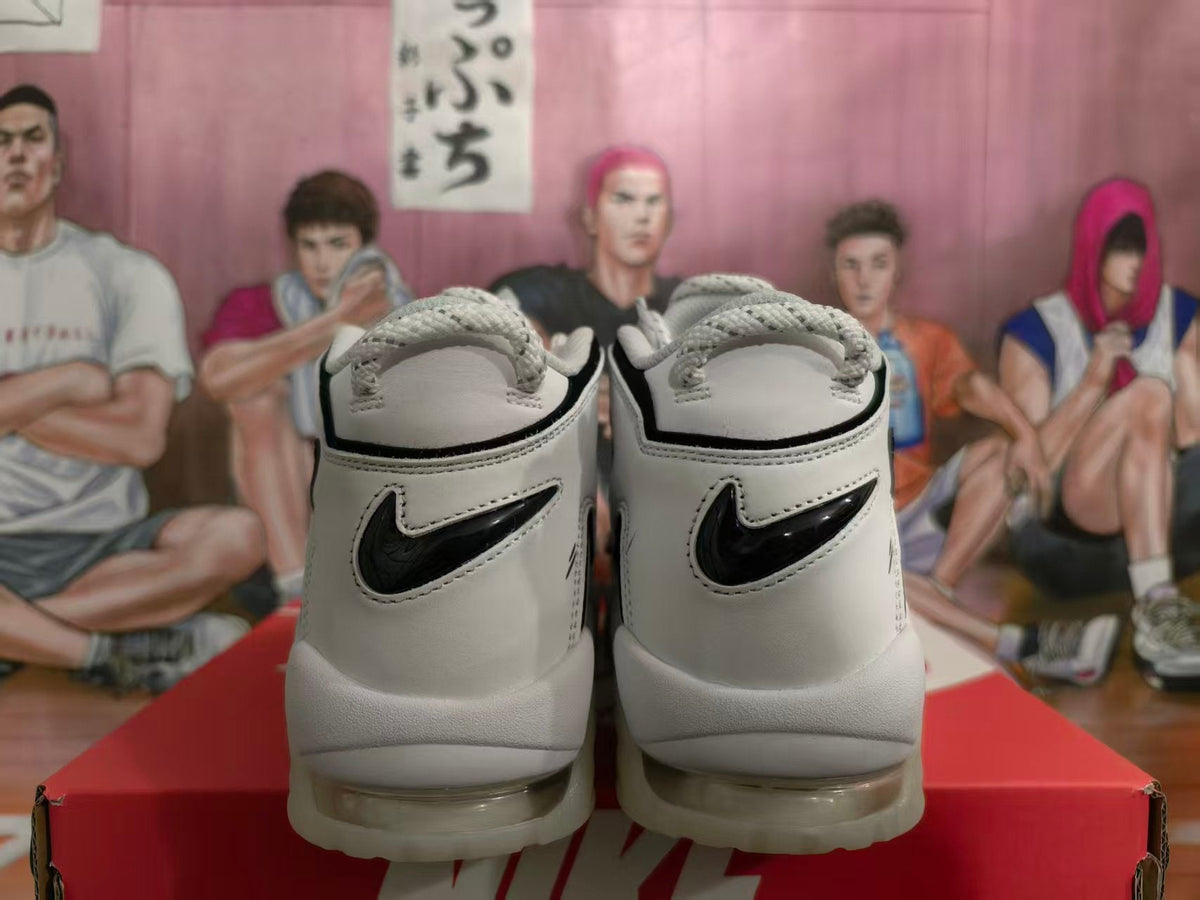 Nike Air More Uptempo White Black Sneakers