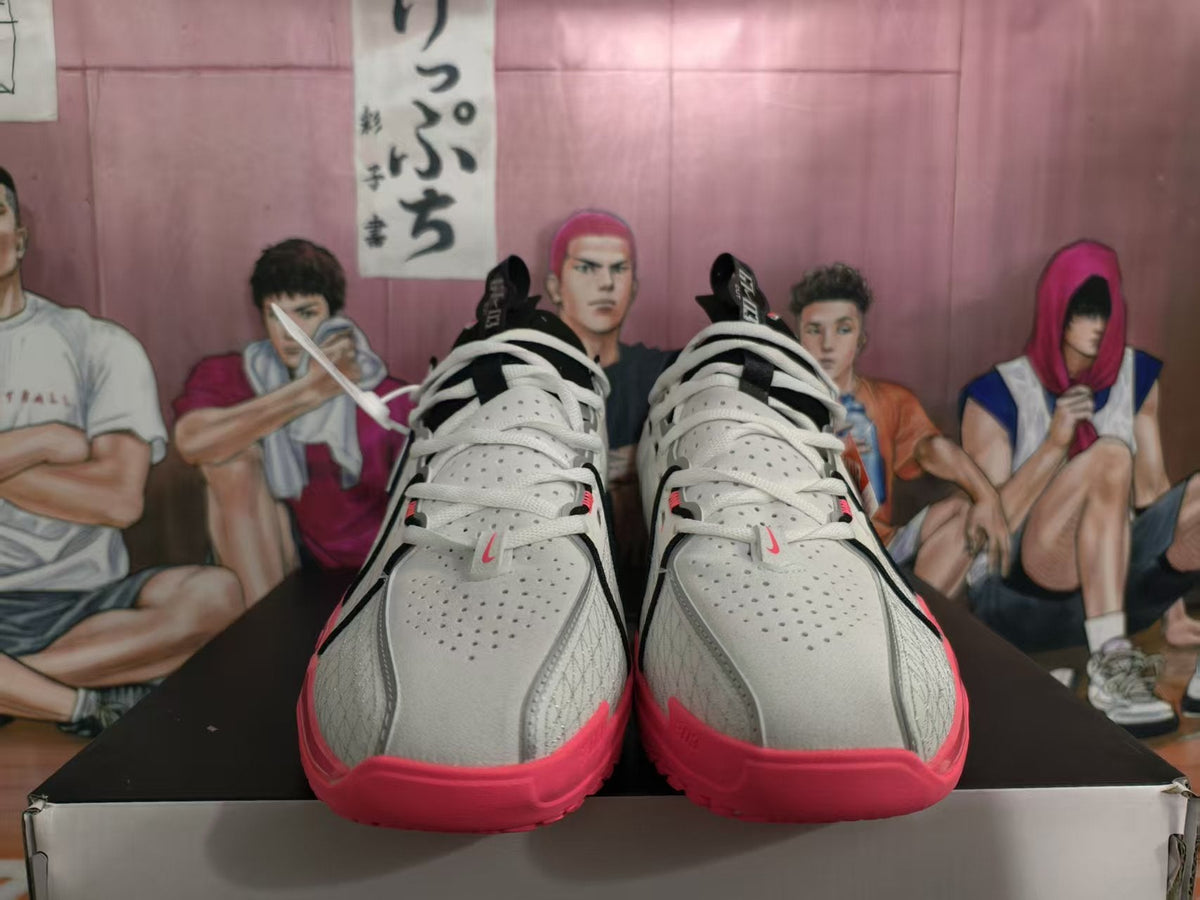 Nike Basketball Sneakers White and Pink