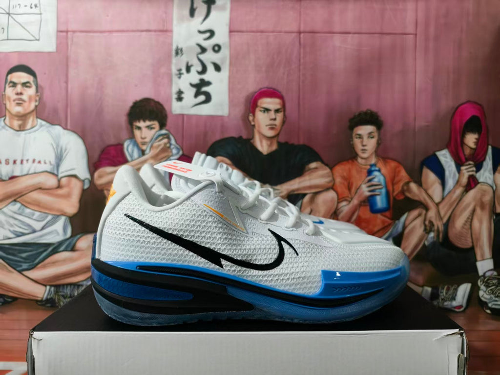 Nike GT Basketball Shoes White and Blue