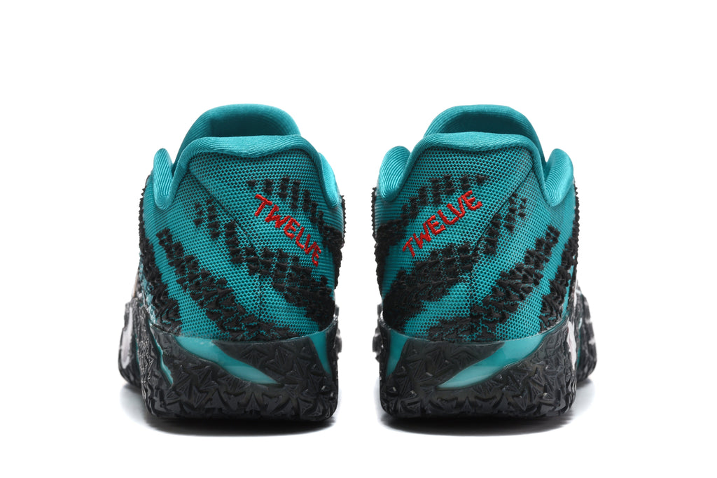 Nike HF2793-300 Basketball Sneakers Teal and Black