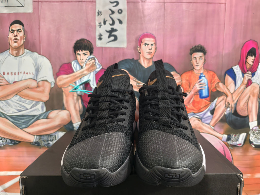 Nike LeBron Basketball Sneakers Black Gold