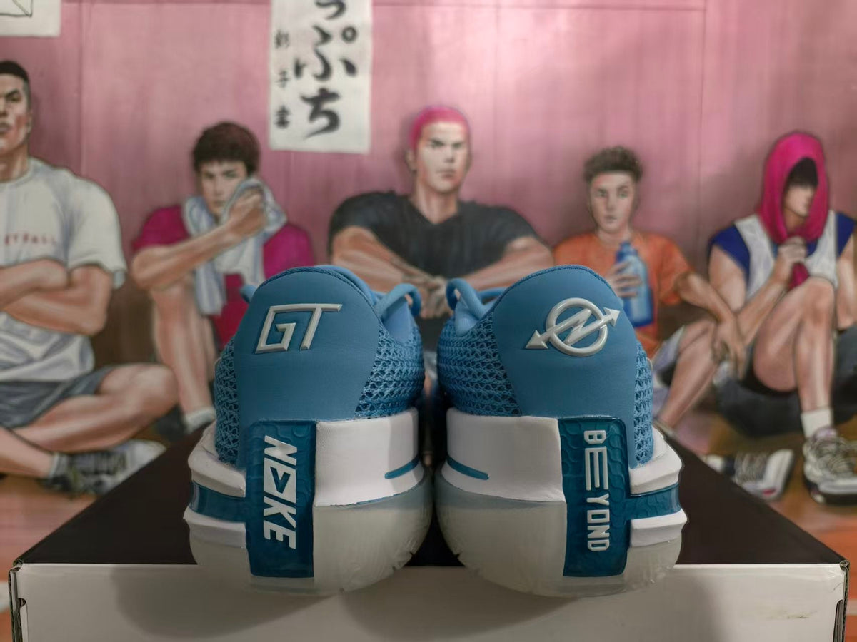 Nike GT Basketball Shoes in Blue and White