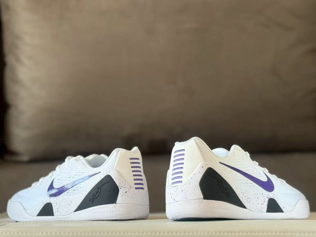 Nike Kobe 9 Basketball Sneakers White Purple