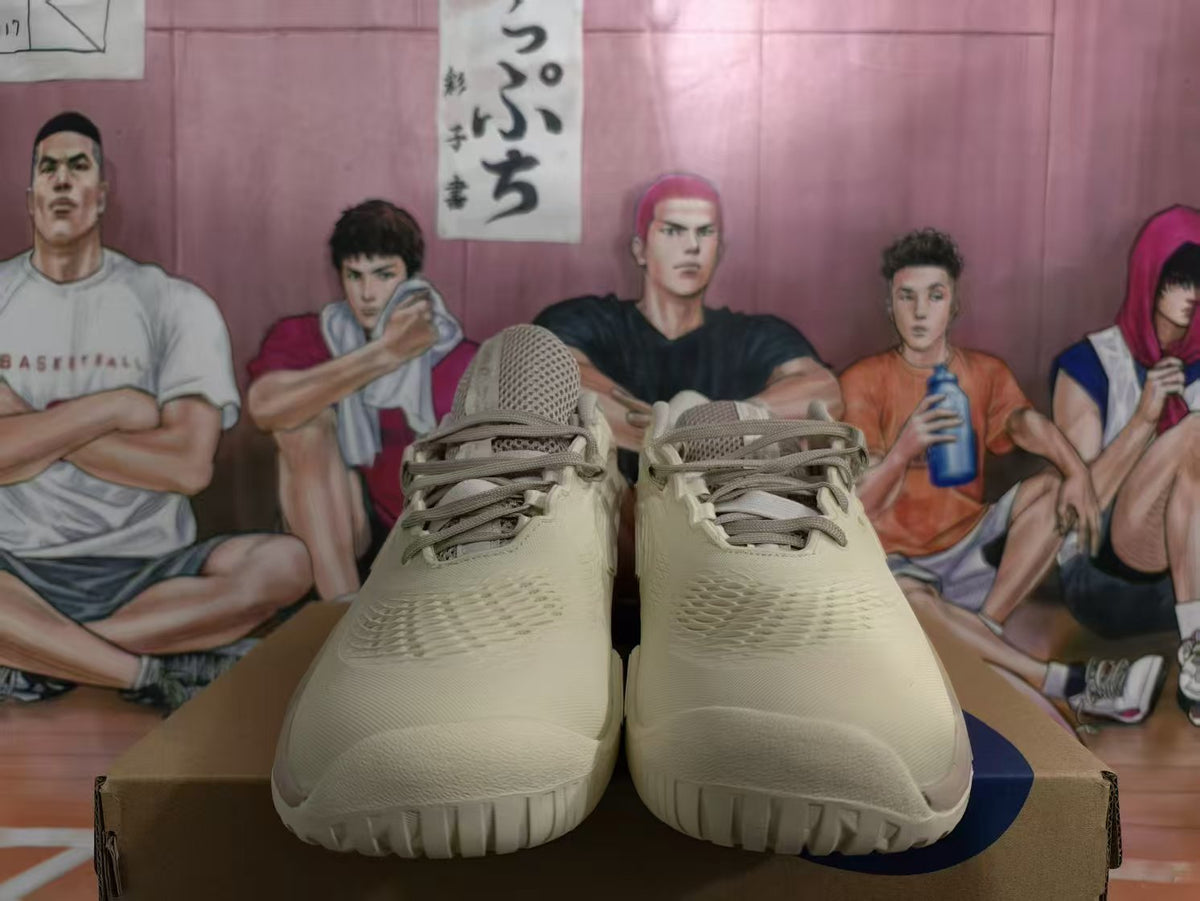 ASICS Basketball Shoes in Cream and Taupe