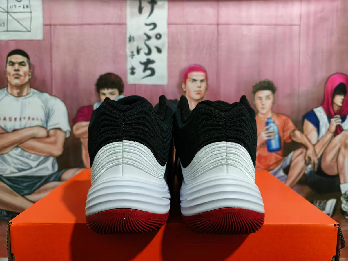Nike Basketball Sneakers Black White Red