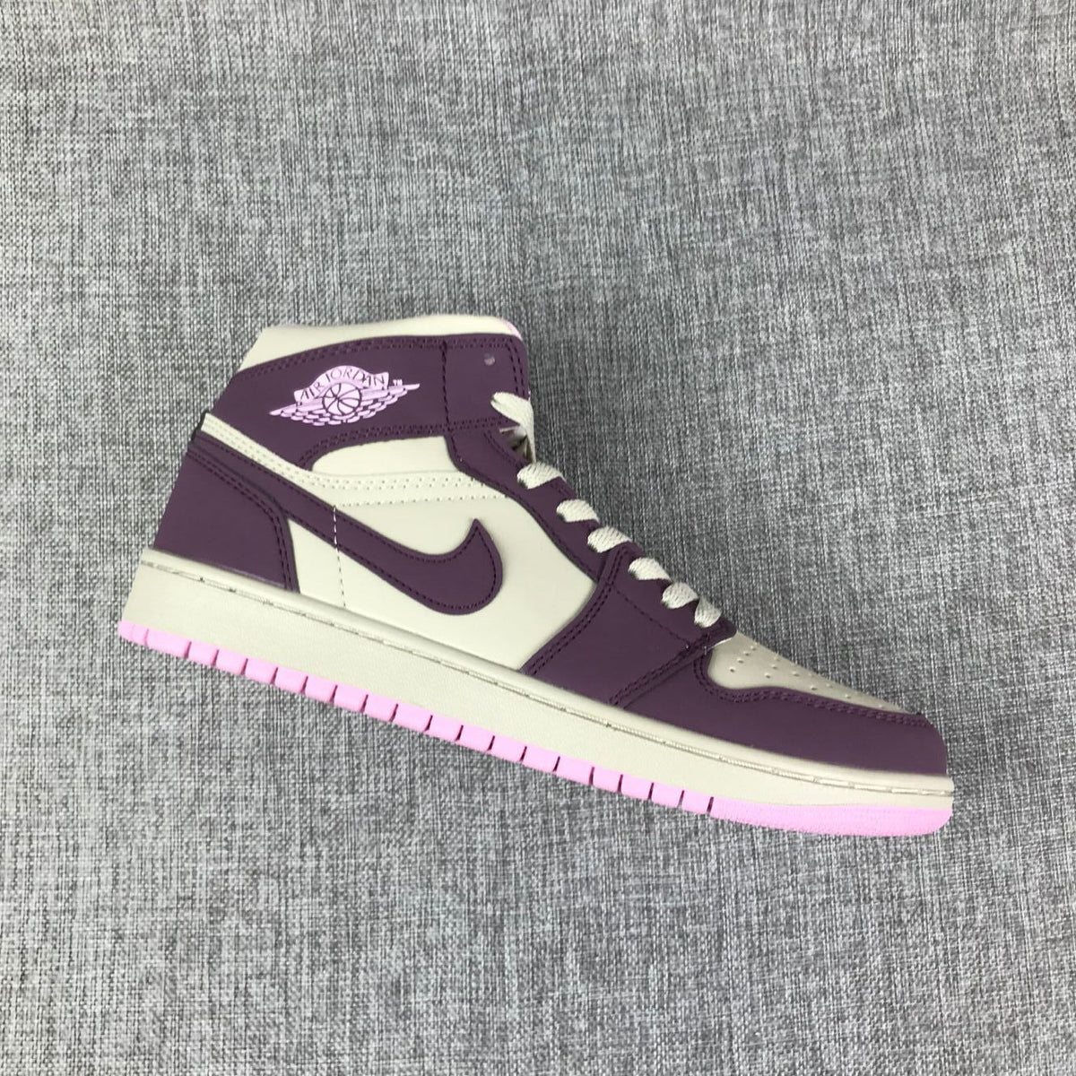 Jordan Air 1 Mid Purple White Pink Sneakers 555112-500
