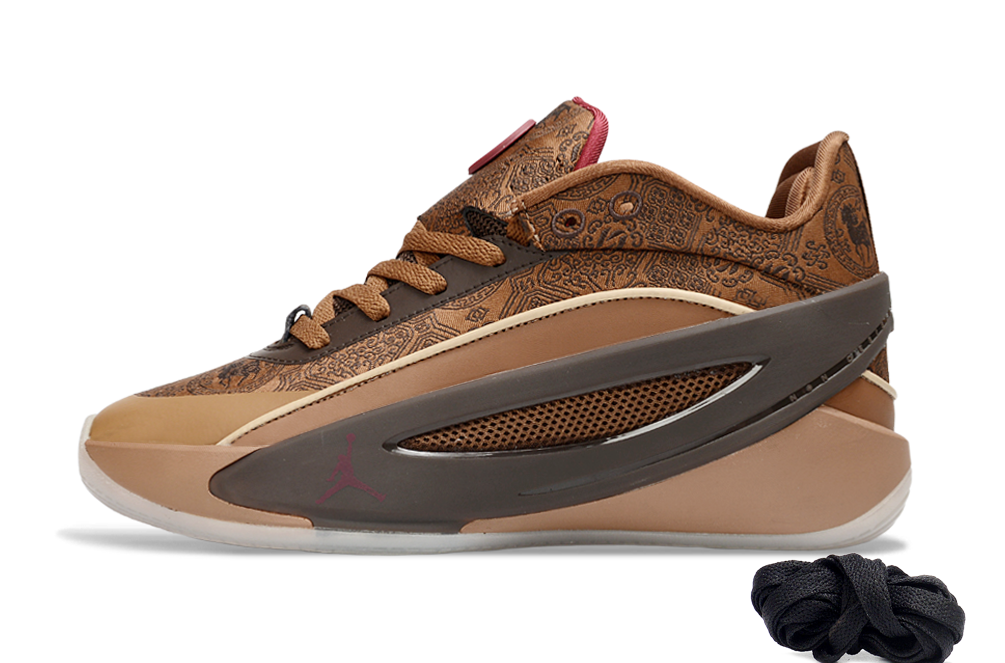 Jordan Luka 5 Basketball Sneakers Bright Red, Green or Brown