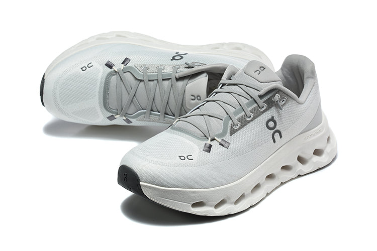 On Cloudmonster 3 Running Shoes in Light Gray