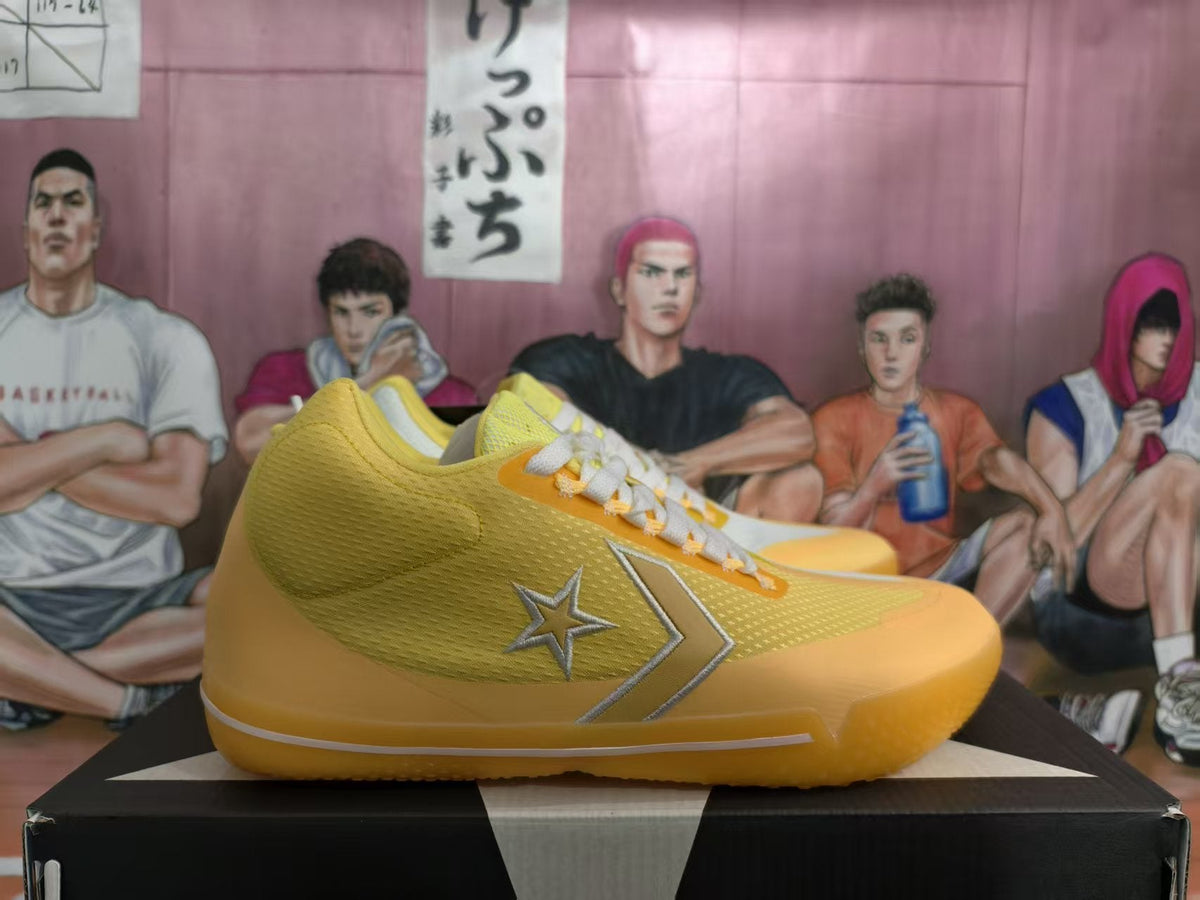 Converse Yellow Basketball Sneakers