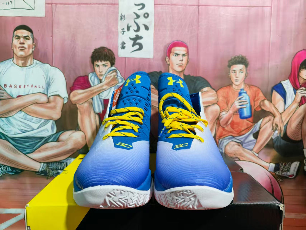 Under Armour SC Basketball Sneakers Royal Blue Yellow
