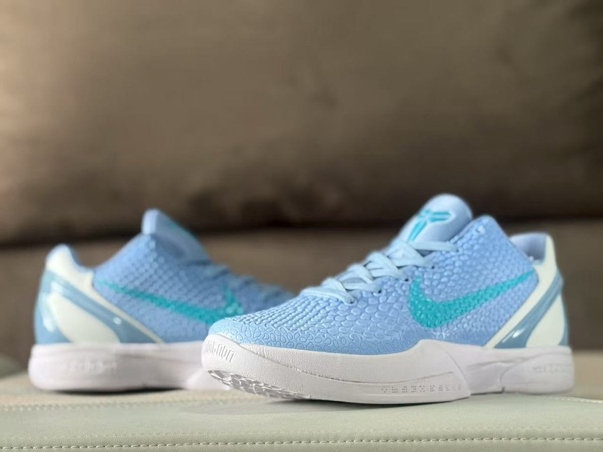 Nike Kobe 6 Clark PE Basketball Sneakers Light Blue