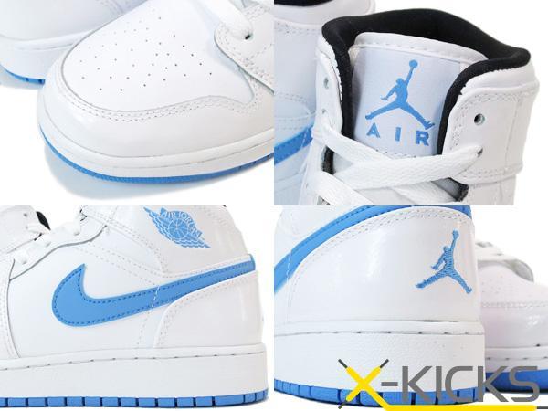 Jordan 1 High Sneakers White and Legend Blue