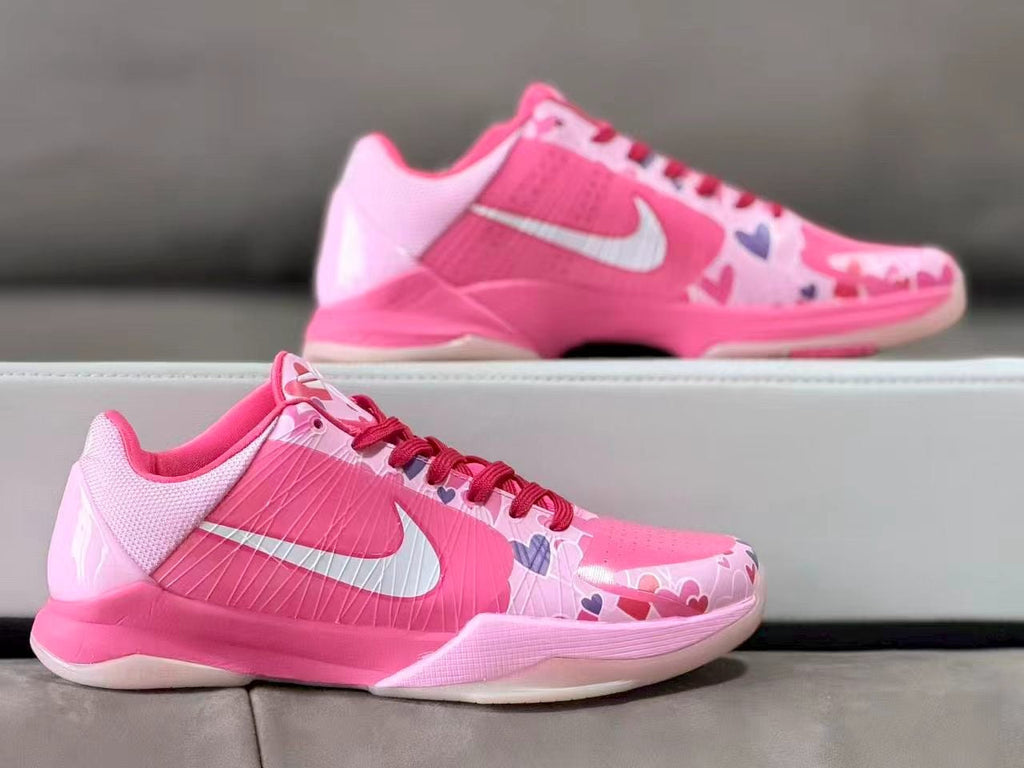 Nike Kobe 5 Brunson PE Pink Basketball Shoes