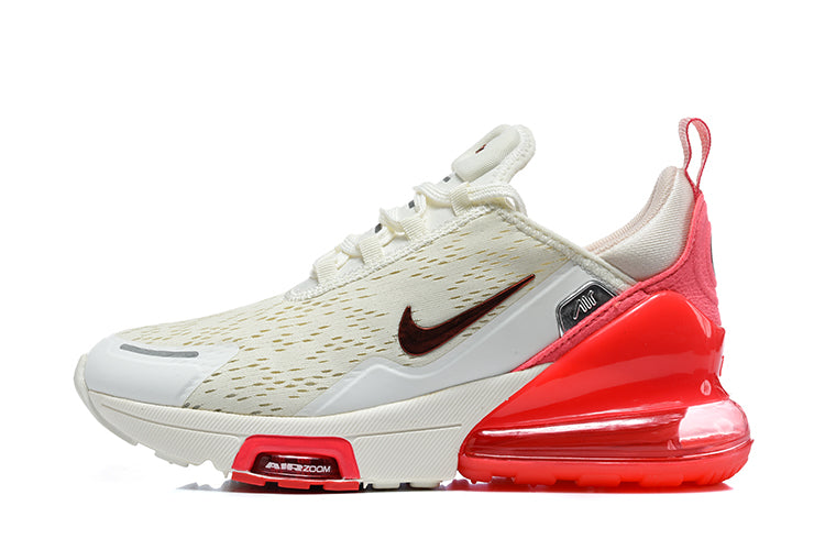 Nike Air Max 270 Premium Sneakers White and Red