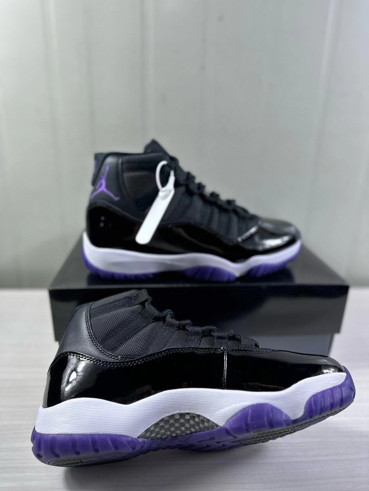 Jordan Air Jordan 11 Retro Space Jam Black Purple Sneakers