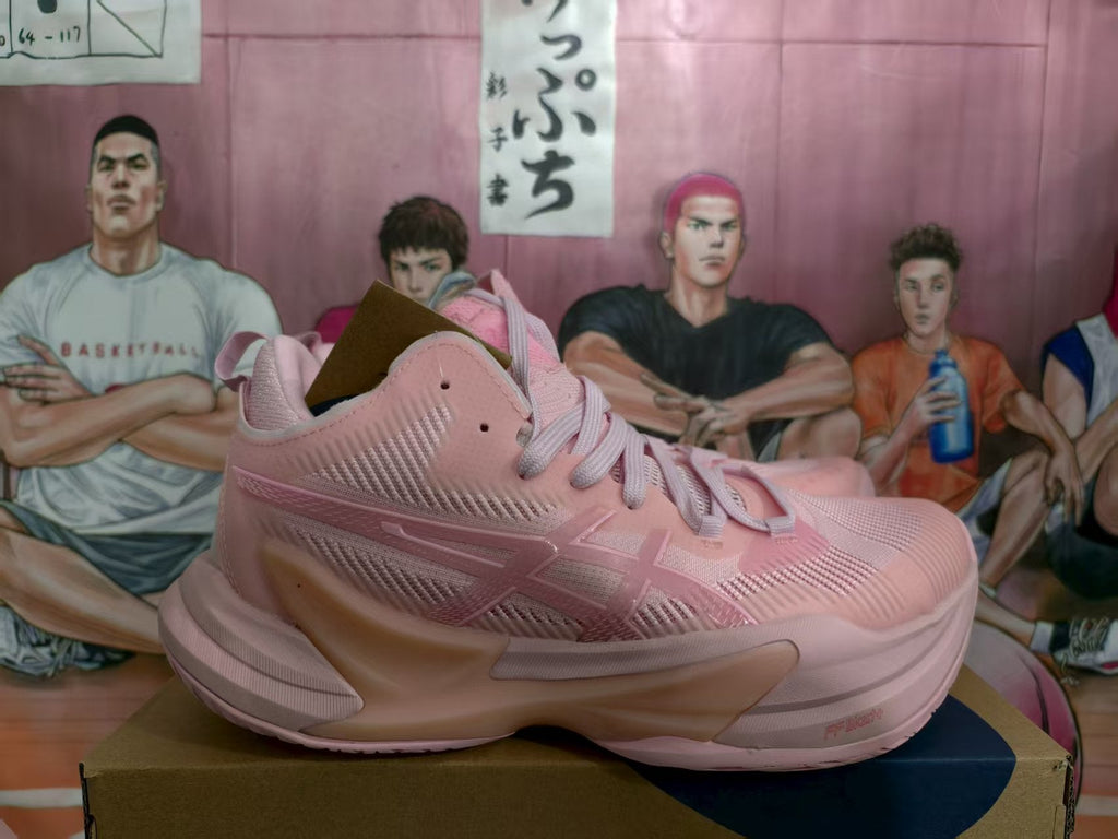 ASICS Pink Basketball Sneakers