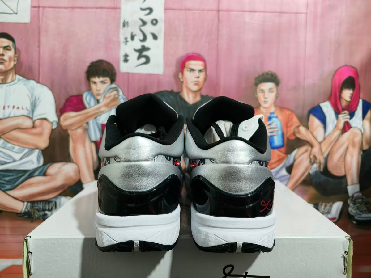 Nike Basketball Sneakers Silver Gray and Black