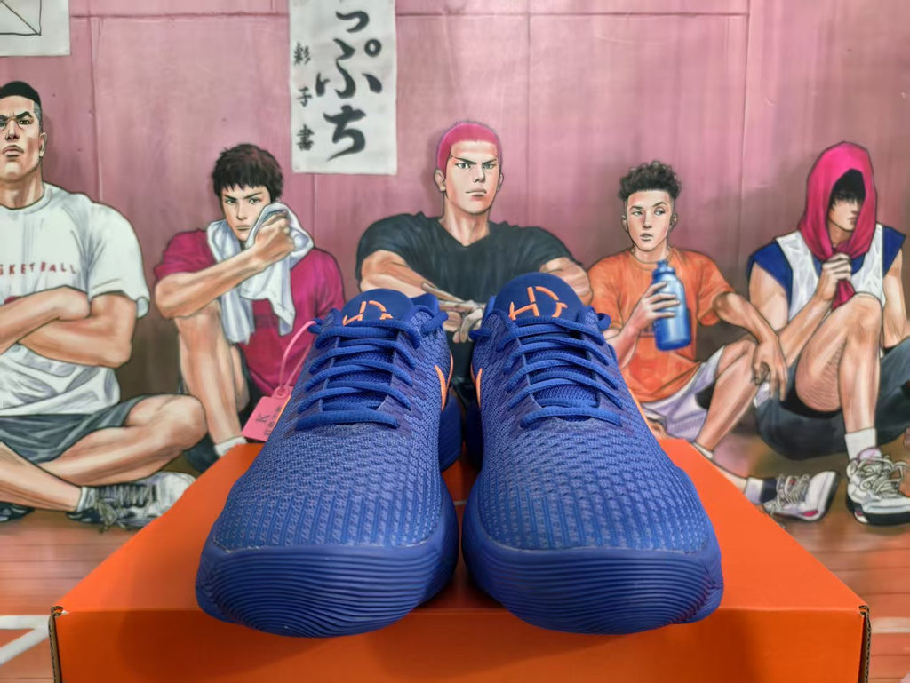 Nike Blue and Orange Sneakers
