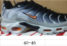 Nike Air Max Plus Sneakers Black Grey Orange