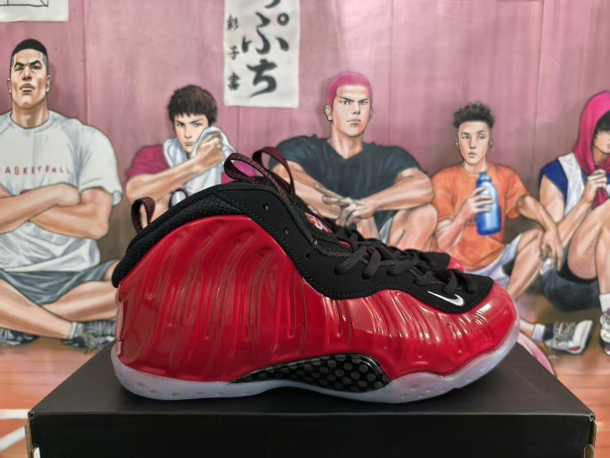 Nike Red and Black High-Top Sneakers