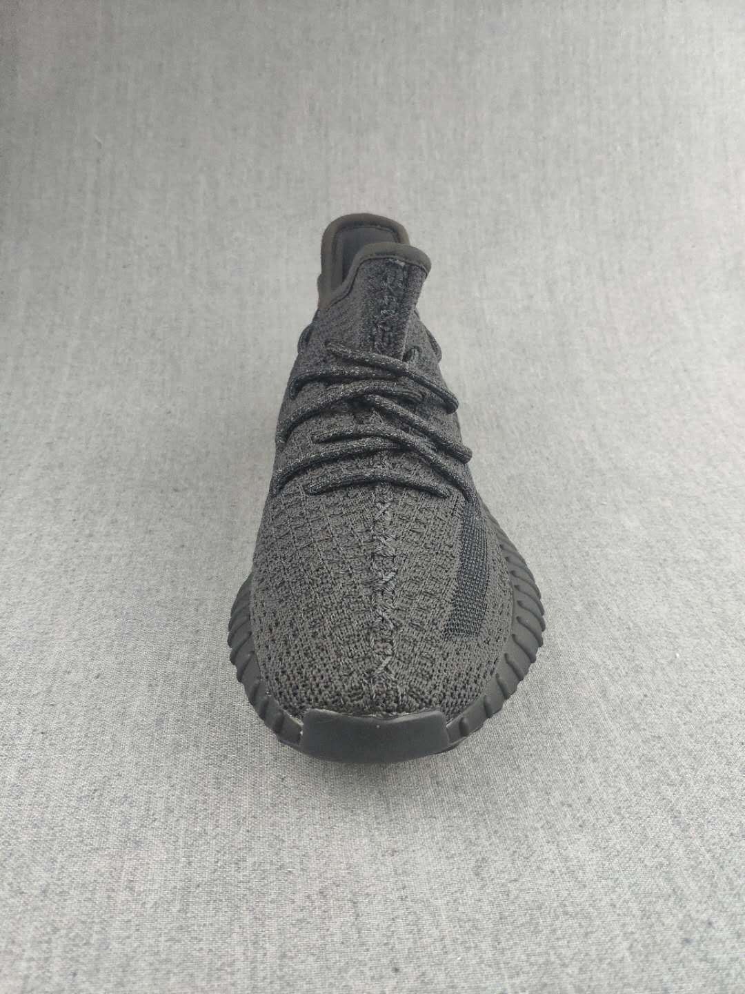 Yeezy 350 V2 Black Knit Sneakers