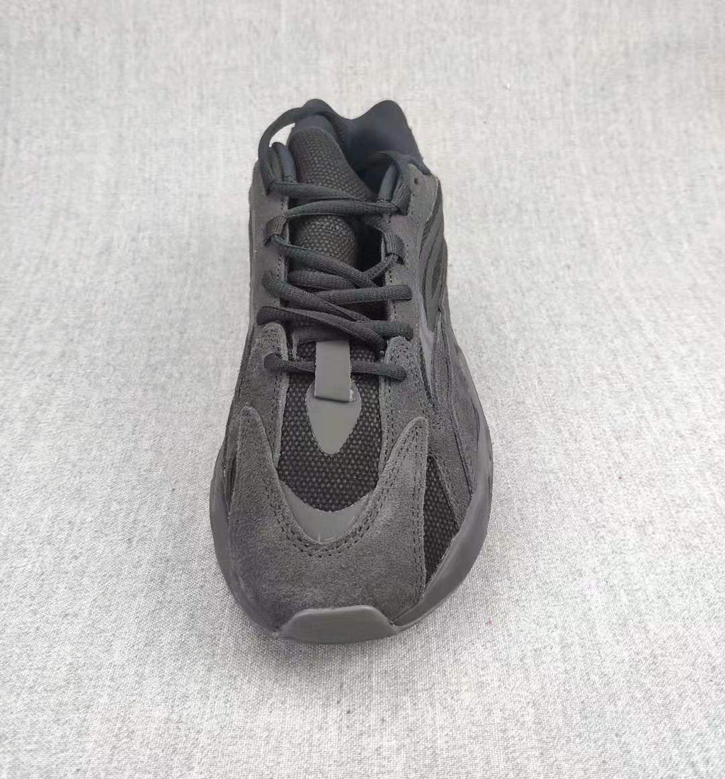 700 V2 Sneakers in Charcoal Black and Gray
