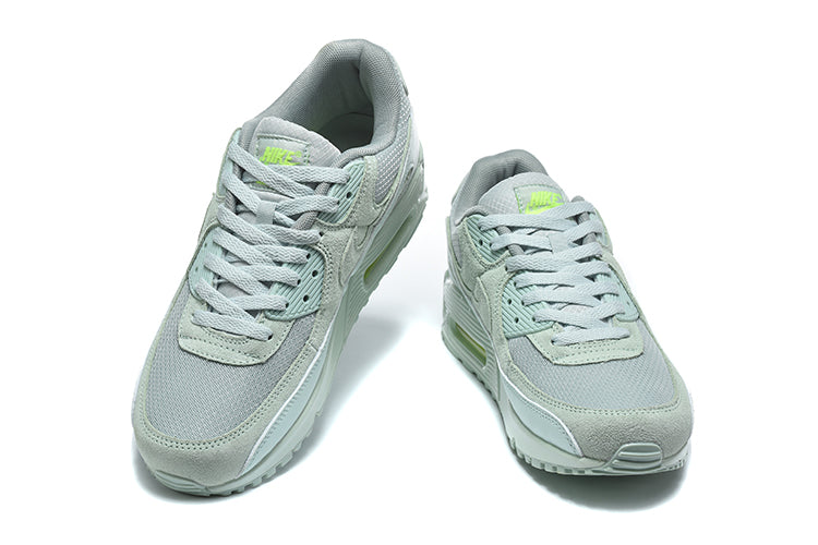 Nike Air Max 90 QS Sneakers in Gray and Lime