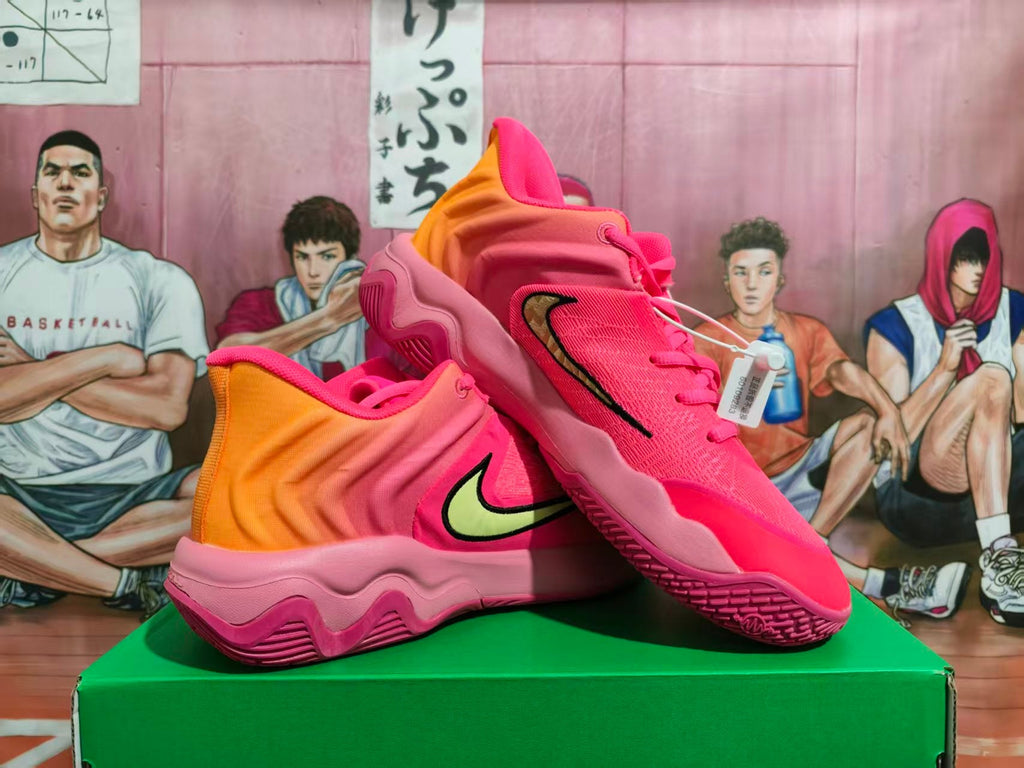 Nike Basketball Shoes in Pink and Orange