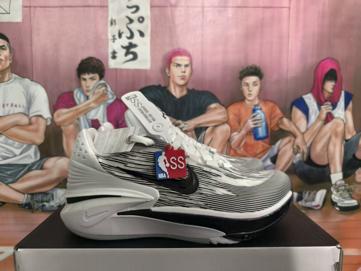 Nike GT Cut Basketball Shoes, White and Black