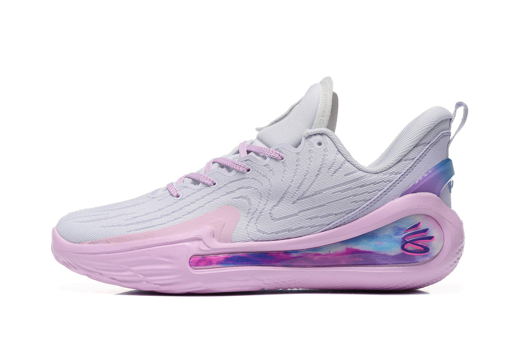 Nike KD 17 Basketball Shoes, Grey and Pink, Style 3027631-502