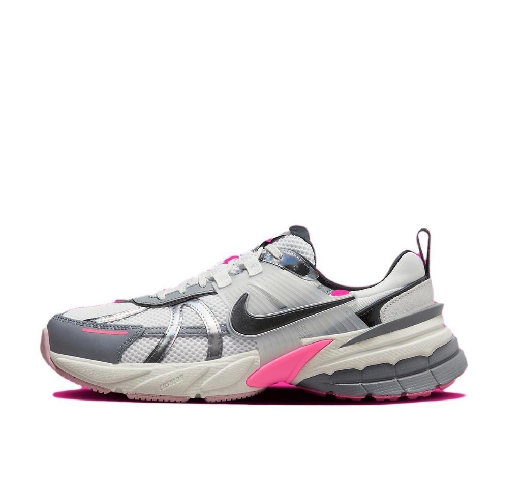 Nike White, Gray and Pink Chunky Sneakers