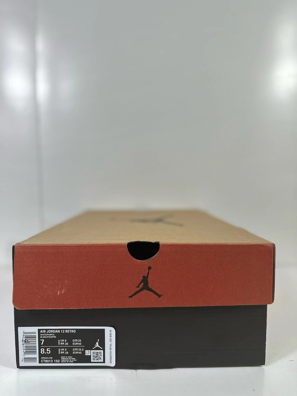 Air Jordan 12 Retro White Purple Sneakers CT8013-150