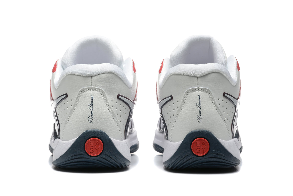 Nike KD Basketball Sneakers White Red Black 876-13