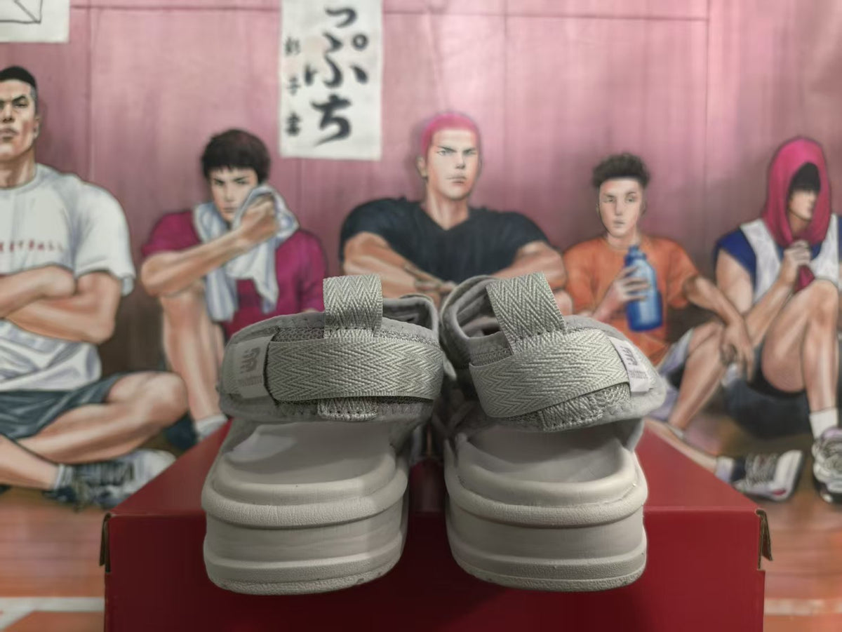 New Balance Grey Adjustable Strap Sandals EU 36-45