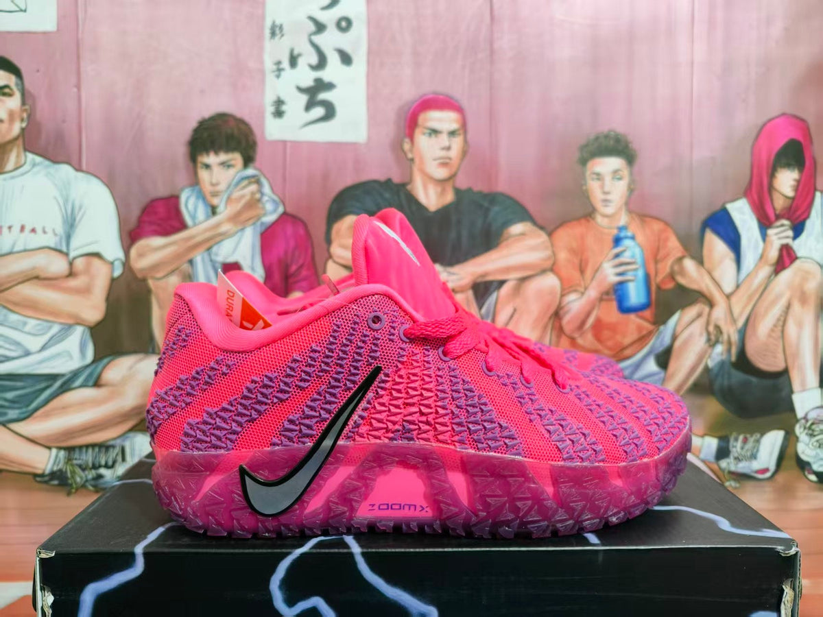 Nike LeBron 21 Basketball Shoes in Pink and Purple