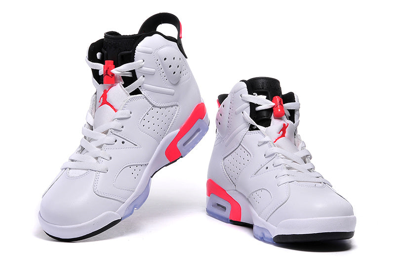 Jordan Air Jordan 6 High-Top Sneakers White Red 384664-123