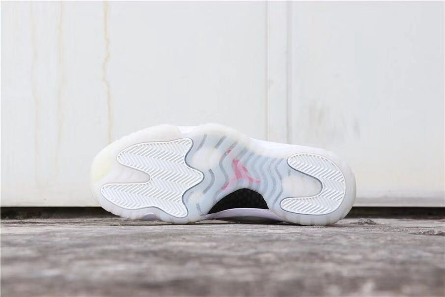 Jordan Air Jordan 11 Platinum Tint White Red Sneakers