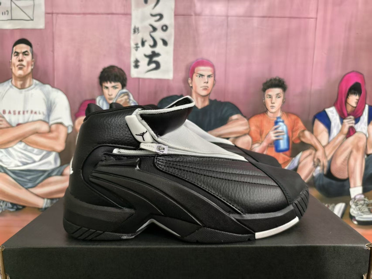 Jordan Black White High-Top Basketball Sneakers