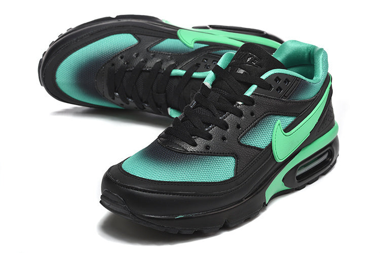 Nike Air Max Sneaker in Black and Mint Green