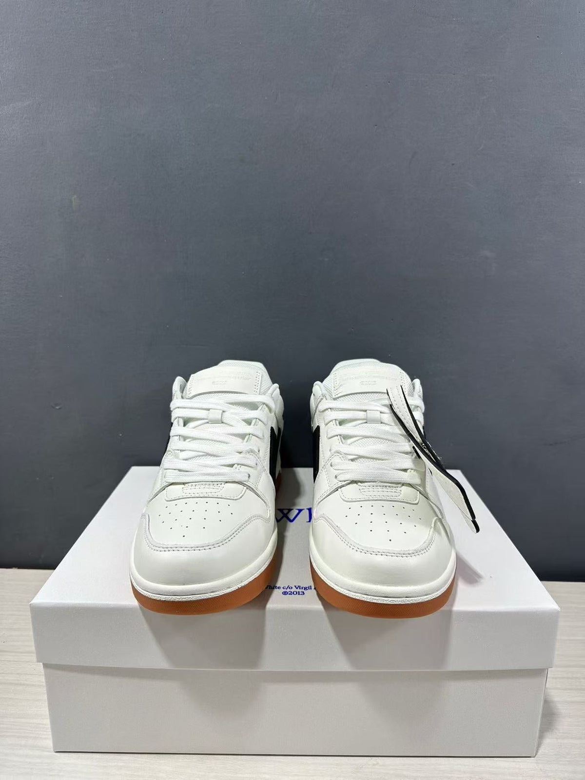Off-White Out Of Office White Black Low-Top Sneakers