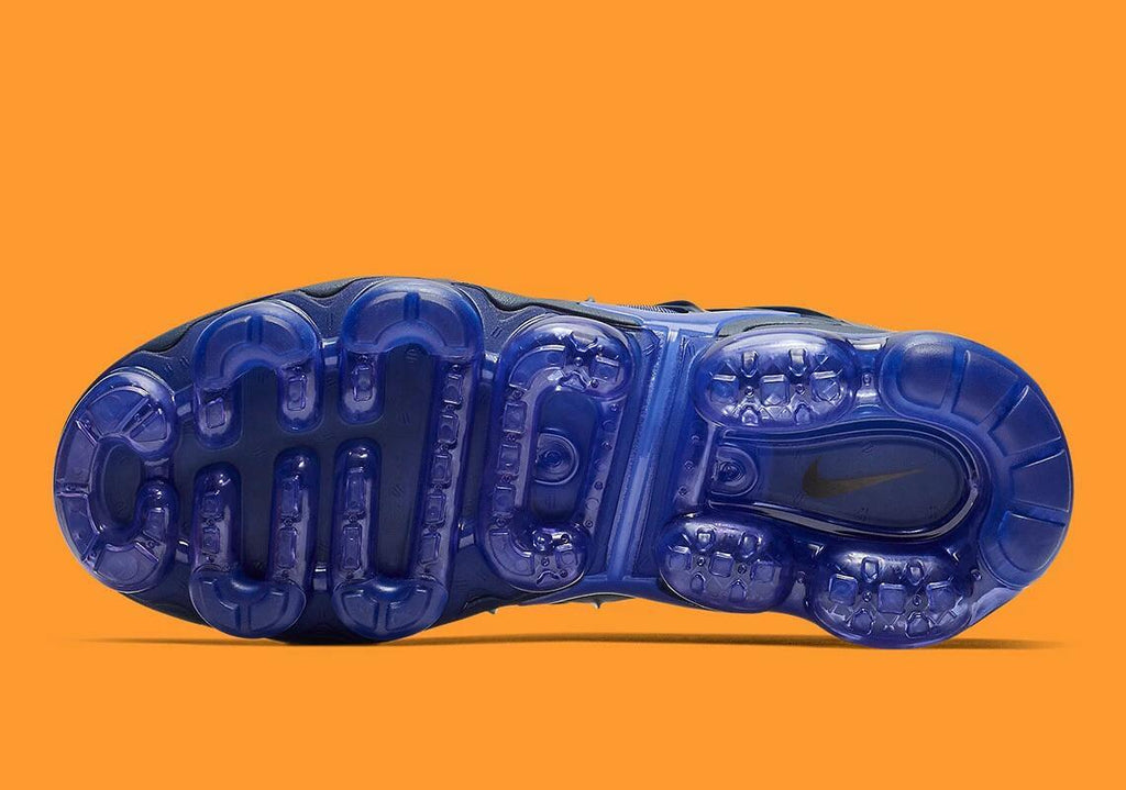Nike Air VaporMax Plus Sneakers in Gray, Navy and Orange