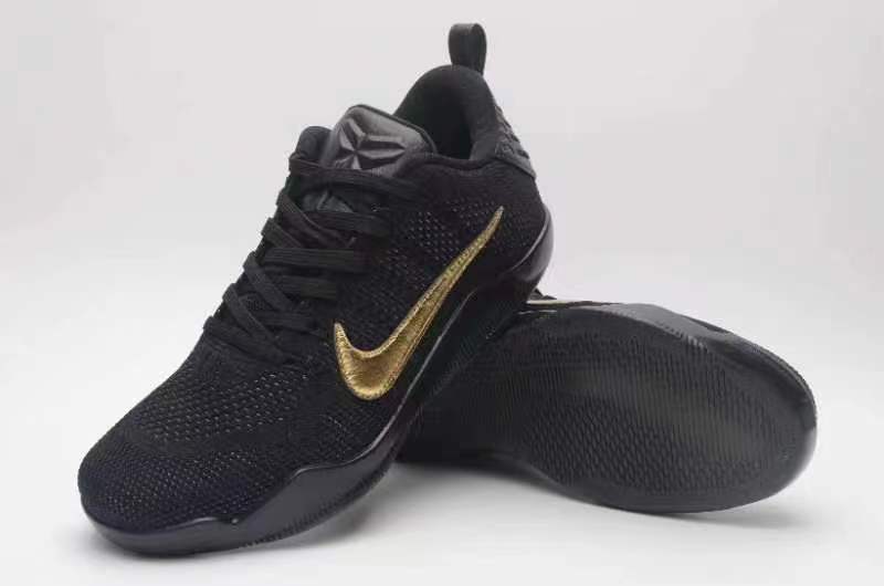 Nike Kobe 11 Low Black Gold Basketball Shoes