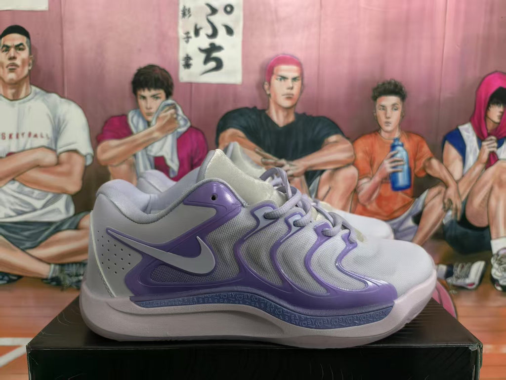 Nike Lavender Basketball Sneakers