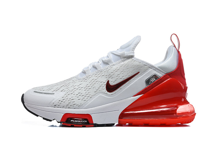 Nike Air Max 270 Premium White and Red Sneakers