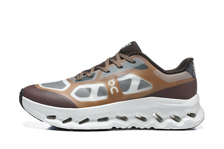 On Cloudtilt Remix Brown Running Sneakers