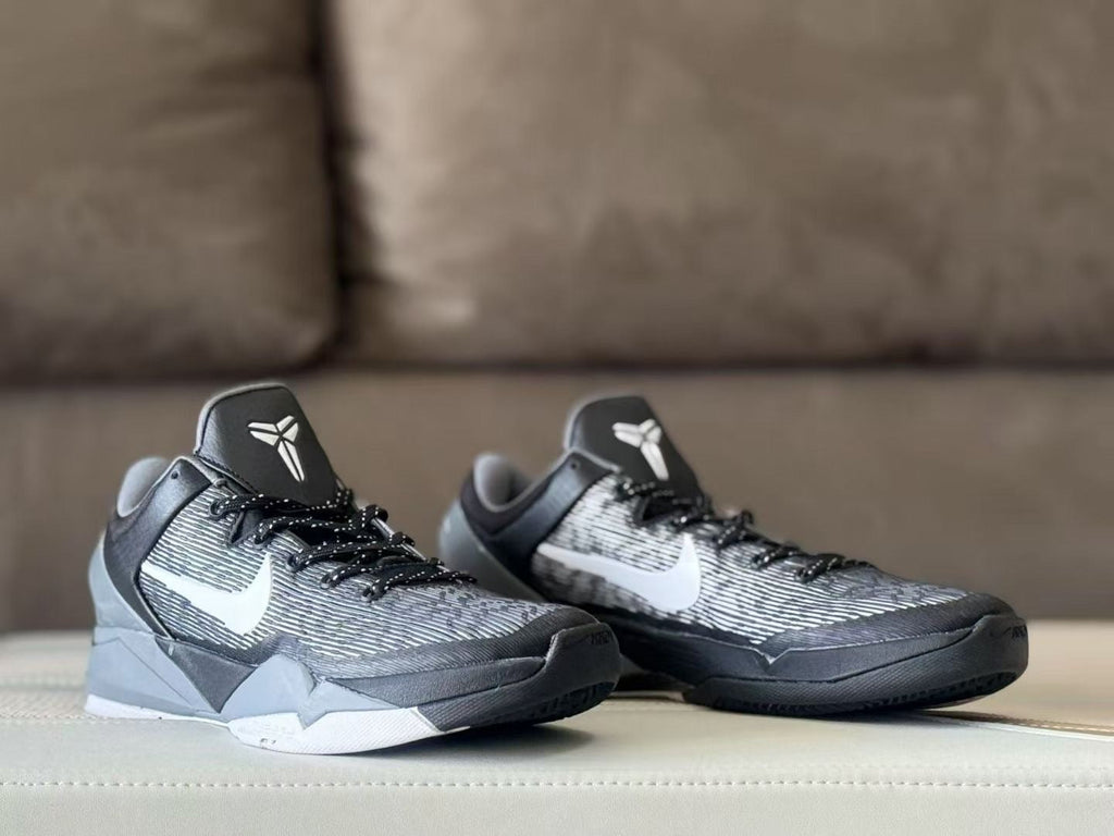 Nike Kobe 7 Sneakers Wolf Grey Black White