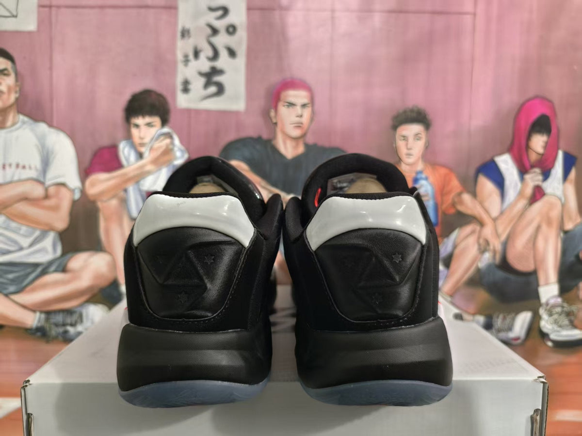 Jordan Black White Red Basketball Sneakers