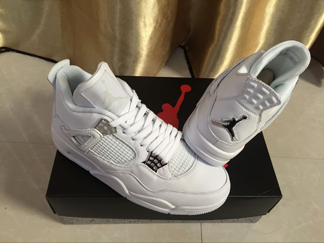 Jordan 4 White Men's Sneakers