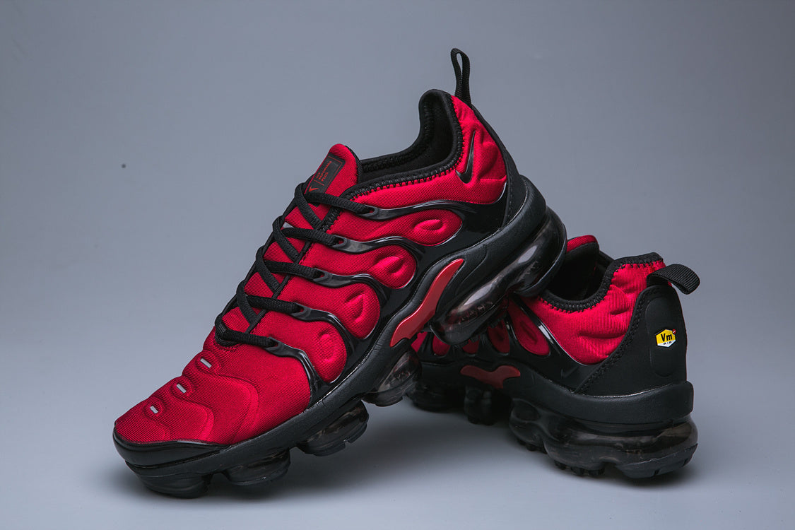 Nike Air Max Plus TN Red and Black Sneakers